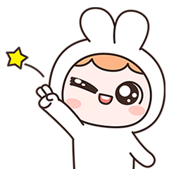 Lovely rabbit Yomi 2 - LINE スタンプ | LINE STORE