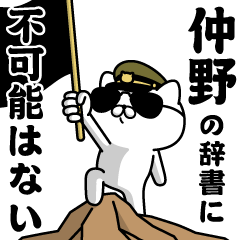 "NAKANO" Name / Military cat