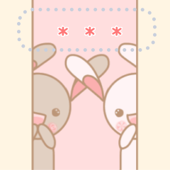 Rabbit's MOMO&MOKO/Good friends Sticker2