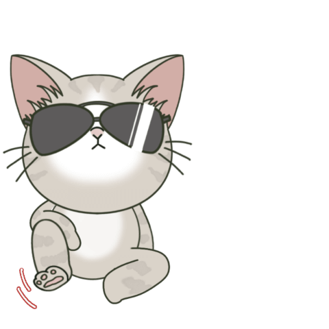 Kitten flying sticker 18