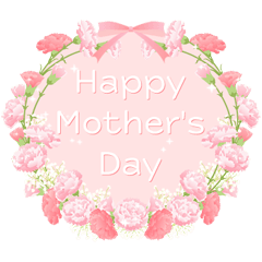 Colorful flowers message -Mother's Day-