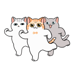 Tommy the cat sticker 2
