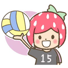 Berryz Volleyball Sticker