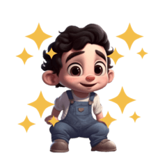 Overall boy