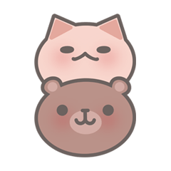 pink cat & stupid bear