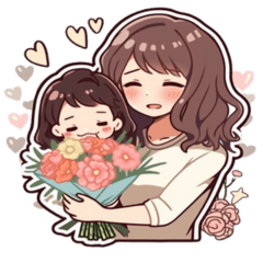Heartwarming Mother's Day Sticker