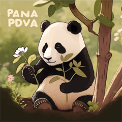 "Pandamonium" Cute Panda Stickers - 14