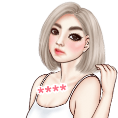Angela social girl short hair (custom)