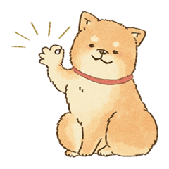 Cute Shiba Inu's stickers No text Ver.