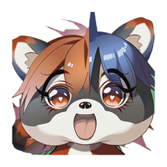 Red Panda Expressions 01