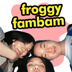 Froggy fam around the world