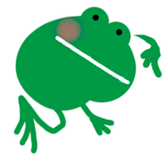 Green little frog 12