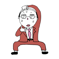 Japanese Bald-Headed Salaryman Sticker 2