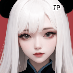 JP sexy white panda girl