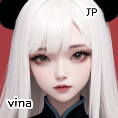 JP sexy white panda girl vina