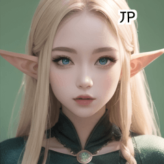 JP blonde elf girl