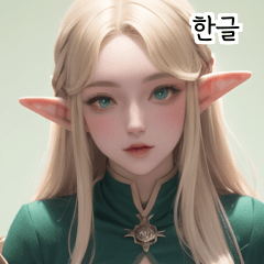 korean Elf Forest Girl