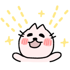 Nikuman-neko(MeatBun-cat) Happy