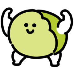 moving smiling cabbage Sticker
