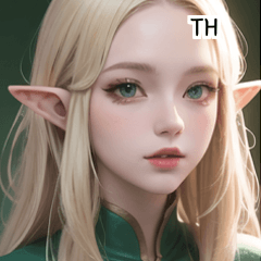 TH cool blonde elf girl