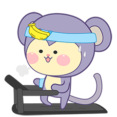 Cute Violet monkey4