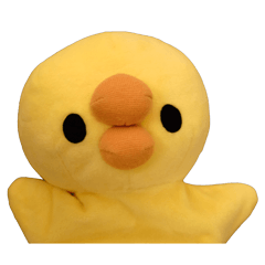 Piyotaso stuffed toy sticker(tw)