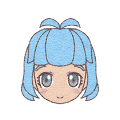 My doll Koori-chan stamp without letters