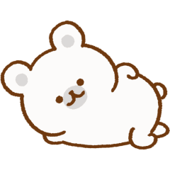 Lazy polar bear anime