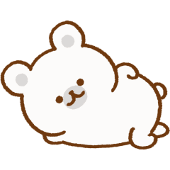 Lazy polar bear anime