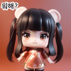 cute SD panda girl korean