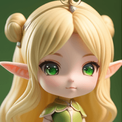 A cute SD Elf girl