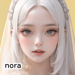 white queen princess girl nora