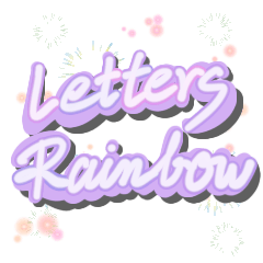 Letters Rainbow