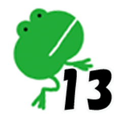 Green little frog 13
