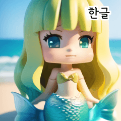 korean Cute SD Princess Mermaid