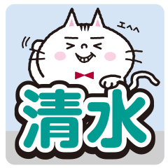 Shimizu's sticker.
