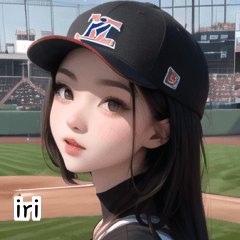 baseball cheerleader girl iri