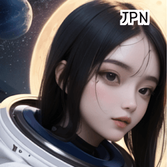 JPN pretty space girl