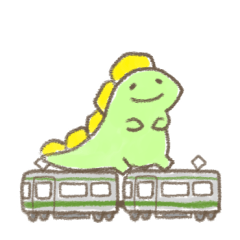 Kwaii Dinosaur Sticker EVERYDAY