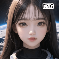 ENG pretty space girl 2