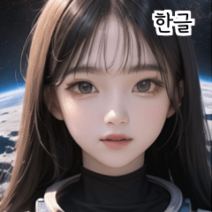 KR pretty space girl 2