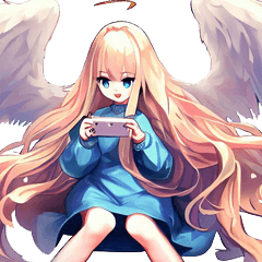Adorable angel girl - Thai