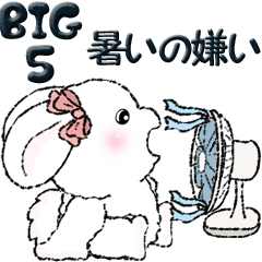【Big】白いうさぎ 5『暑いの嫌い』