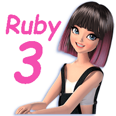 CrazyRuby 3D Sexy girl 3