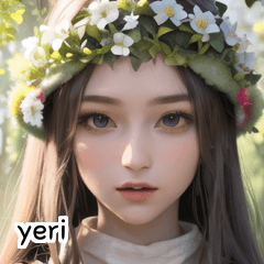 Fantasy RPG Blonde Druid Girl yeri