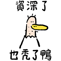 日子還是要過鴨37 -頭還是要禿鴨 – LINE貼圖 | LINE STORE