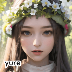 Fantasy RPG Blonde Druid Girl yure