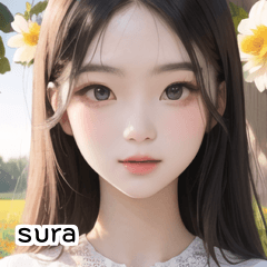 spring flower girl sura