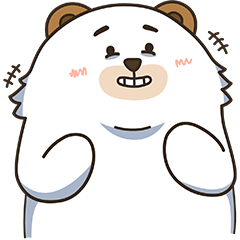 Monnobi the Chubby White Bear