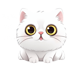 cute cat sticker v1